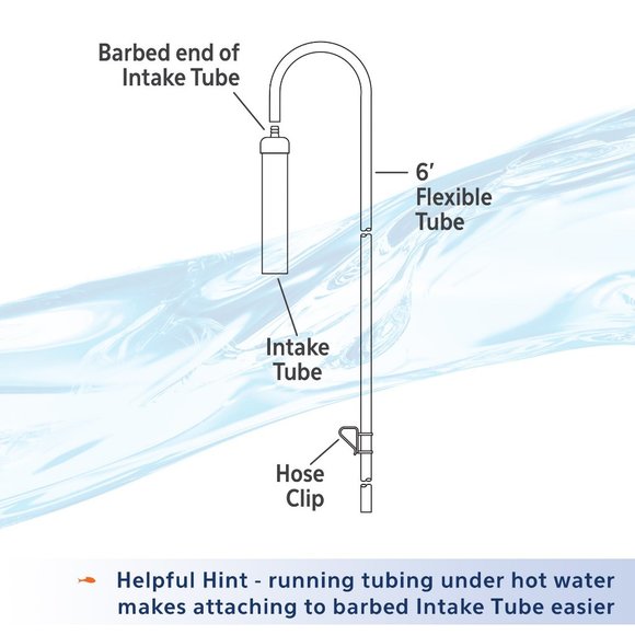 New Aqueon Aquarium Fish Tank Siphon Vacuum Gravel Cleaner Hand syphon pump hose - Picture 12 of 15